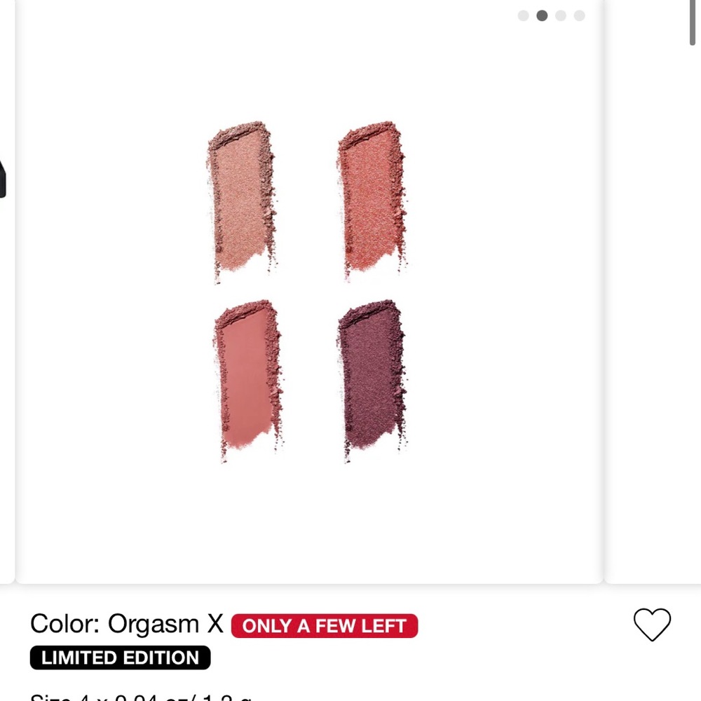 NARS Eyeshadow Quad - Orgasm Collection - Picture 2 of 5